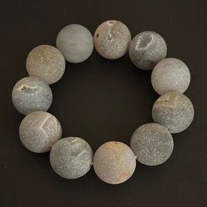 Drusy Beaded Bracelet